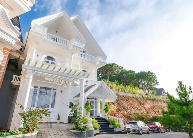 Cho thuê villa kiến trúc hiện đại 10 phòng view rừng thông có sân thượng giá 28 triệu đồi Trịnh