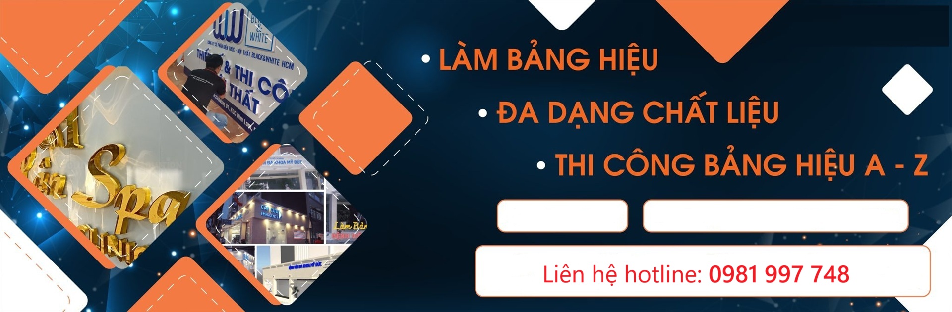 Làm bảng hiệu quảng cáo giá rẻ tại TPHCM