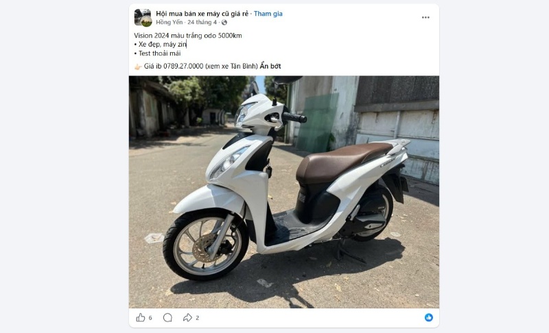 Các chợ xe máy