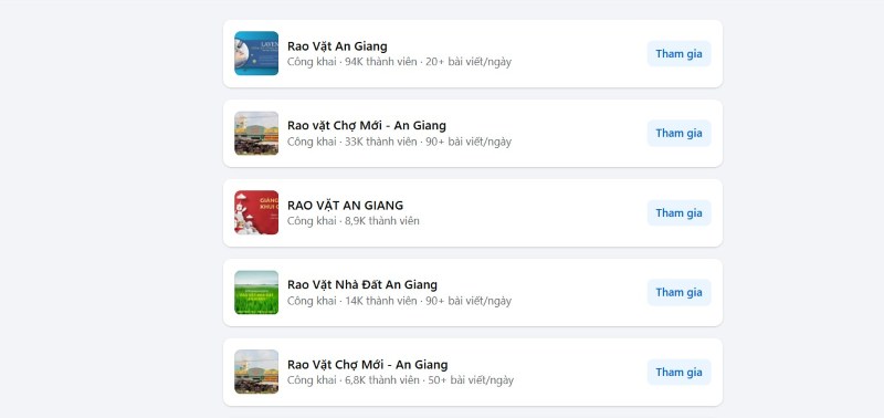 Các trang rao vặt An Giang Các trang rao vặt An Giang