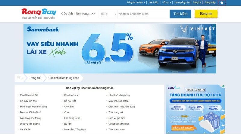 Chợ rao vặt miền Trung Chợ rao vặt miền Trung