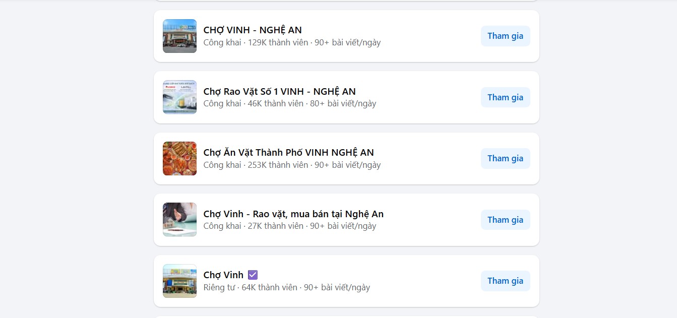 Chợ Vinh rao vặt
