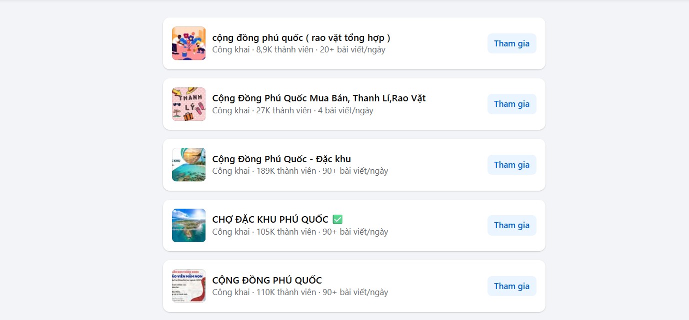 Cộng đồng Phú Quốc rao vặt Cộng đồng Phú Quốc rao vặt