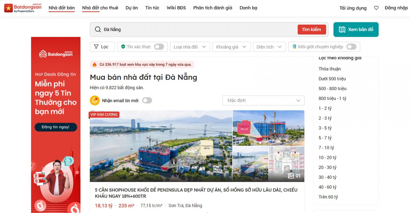 Kênh mua bán nhà đất tại Đà Nẵng Kênh mua bán nhà đất tại Đà Nẵng