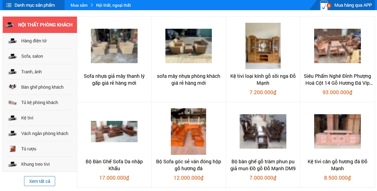 Kênh rao vặt nội thất Kênh rao vặt nội thất