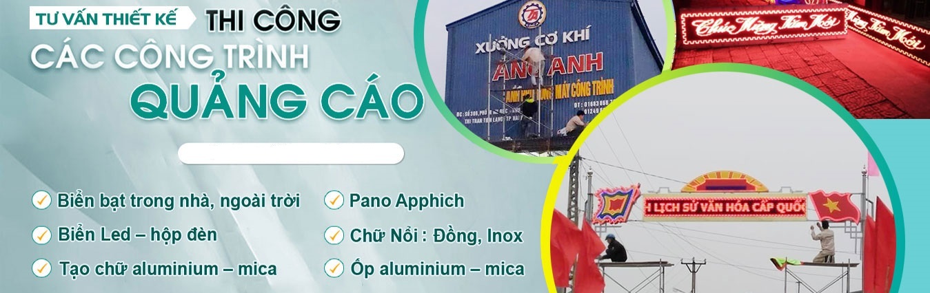 Làm bảng hiệu quảng cáo giá rẻ tại TPHCM