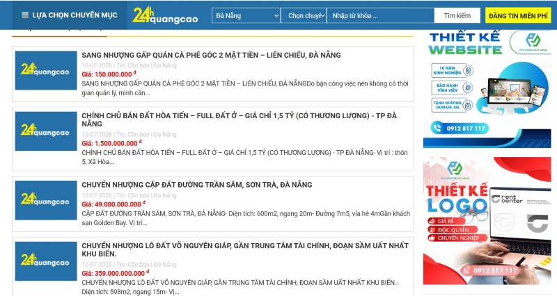 Mua bán rao vặt Hội An