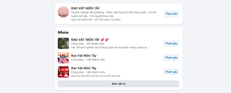 Mua bán rao vặt ở miền Tây