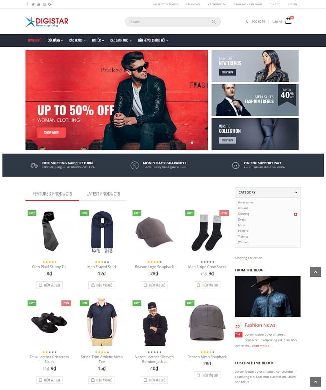 thiết kế website bán hàng Digiweb