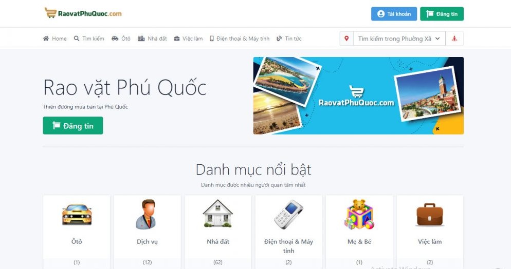 Web rao vặt Phú Quốc Web rao vặt Phú Quốc