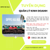 Tuyển Quản Lý Kinh Doanh/ Sale (Thu Nhập Trên 11 Triệu) 