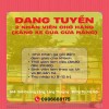 KHODEM CẦN TUYỂN 02 Nhân viên chở hàng (xăng xe của cửa hàng)