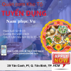 Quán cơm Kho Tộ tuyển Nam nhân viên phục vụ 