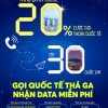 Gọi quốc tế thả ga, nhận data miễn phí từ MobiFone