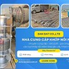 Khớp nối inox chống rung, khớp nối mềm máy phát, khớp nối mềm rắc co ren