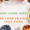 Làm giấy an toàn thực phẩm hết bao nhiêu tiền?