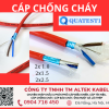 Cáp nguốn chống cháy 2x1.0, 2x1.5, 2x2.5 Altek Kabel