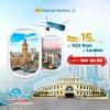 Chỉ từ 26.163.000 VND/khứ hồi bay đến nước Anh 