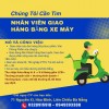 Nhân viên giao hàng bằng xe máy Liên chiểu Đà Nẵng 