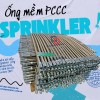 Ống nối đầu phun sprinkler, ống nối mềm inox chữa cháy, dây mềm kết nối đầu phun sprinkler PCCC