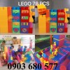 Đồ chơi xếp hình lego 78 chi tiết cho bé mầm non