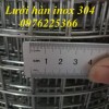 Lưới hàn inox 304 mắt vuông 3cm