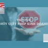 Hủy giấy phép kinh doanh online: Thủ tục nhanh gọn