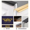 Tay nắm tủ hiện đại dạng thanh bắt cạnh NK312 | Zalo 0901 196 552