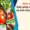 Làm giấy phép vệ sinh an toàn thực phẩm tốn bao nhiêu?