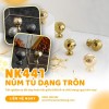 Núm tủ cao cấp thiết kế dạng tròn hiện đại và nhỏ gọn NK441 | Zalo 0901 196 552