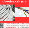 Cáp 3x0.5, 3x1.5 Altek Đà Nẵng, Hà Nội, Sài Gòn