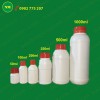 Chai nhựa HDPE chất lượng cao, dung tích đa dạng từ 50ml, 100ml đến 1 lít 