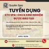 QSPA CẦN TUYỂN KTV- chưa kinh nghiệm được đào tạo 