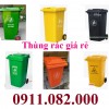  Chuyên nhập khẩu và cung cấp thùng rác nhựa giá rẻ tại miền tây- thùng rác 120l 240l 660l