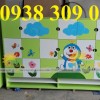 Tủ đựng cặp hình doraemon, tủ đựng đồ dùng cá nhân mầm non