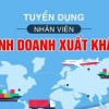 Tuyển Dụng Nhân Viên Sales xuất khẩu Tiếng Anh & Tiếng Trung