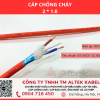 Cáp báo cháy chống cháy Altek Kabel 2 x 1.0 MM2 FR