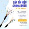 Cáp truyền tín hiệu có lưới chống nhiễu Altek Kabel 