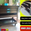 Xe đẩy tủ đồ nghề kèm bảng treo dụng cụ