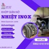 Khớp giãn nở kim loại, Khớp nối giãn nở inox pasty, Khớp giãn nở bằng vải chịu nhiệt