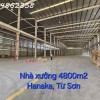 KHO XƯỞNG CHO THUÊ TẠI VỊ TRÍ ĐẮC ĐỊA – TỪ SƠN, BẮC NINH 
北宁工业4800, 5760, 6000, 12000平方米厂房出租