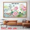 Tranh 3d hoa sen , gạch trang trí mới 