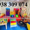Nhà leo 2 khối, nhà chòi 2 khối,cầu trượt liên hoàn 2 khối