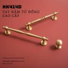 Tay nắm tủ đồng kiểu đốt tròn cổ điển NK414D | Zalo 0901 196 552