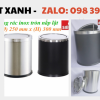 Thùng rác inox nắp lật xoay – Giải pháp tiện lợi cho văn phòng