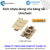 Xích nhựa dùng cho băng tải. Hãng Unichain. Loại uni828 K325