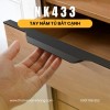 Tay nắm tủ bắt cạnh dạng thanh dài NK433 | Zalo 0901 196 552