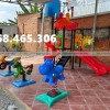 Thang leo cầu trượt trẻ em, xích đu khu vui chơi trẻ em
