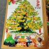 Tranh gạch khổ dọc , tranh gạch hoa mai 