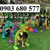 Cổng chui hình con vật ngộ nghĩnh cho trẻ em mầm non